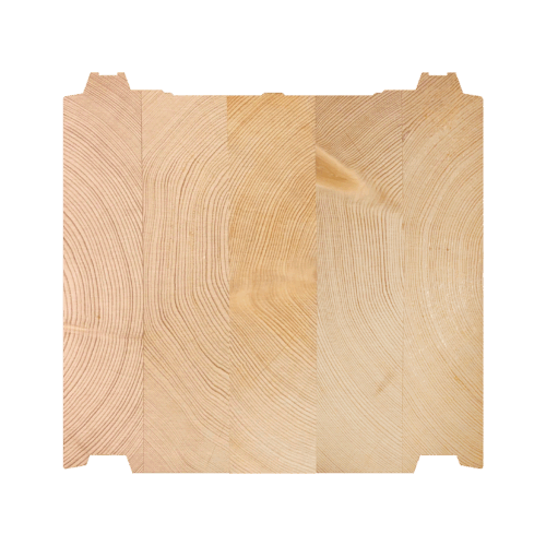 Log type: Modern laminated log LHM 230x220 mm